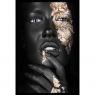 Wanddecoratie Noir Goldest 120x180cmmet zwarte baklijst