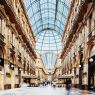 Wanddecoratie Galleria Vittorio Emanuele Milano 100x100cm