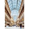 Wanddecoratie Galleria Vittorio Emanuele Milano 90x135cm