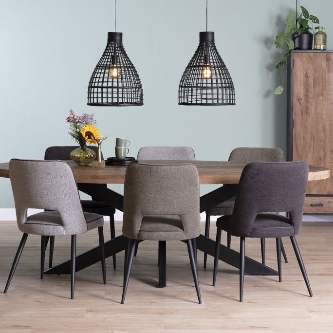 manager Hertogin licht Eettafel Solo ovaal 240cm | Budgethomestore.nl