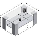 Salontafel Breda - donker