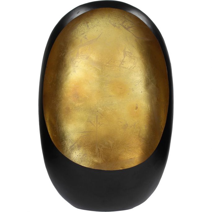 Kandelaar Egg 60cm hoog zwart