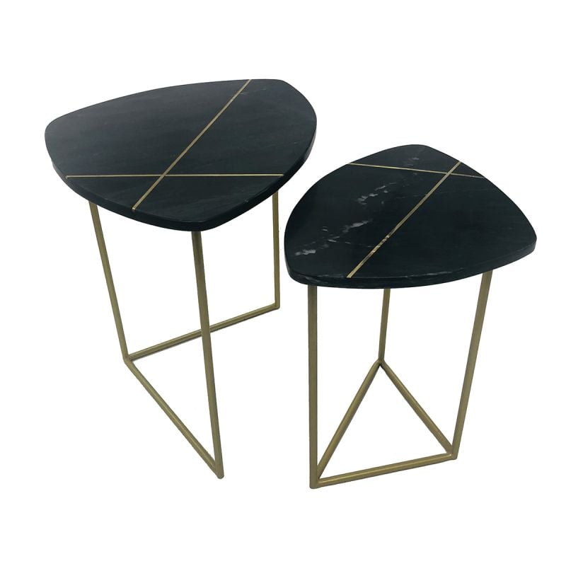 Bijzettafel Marseille set van 2