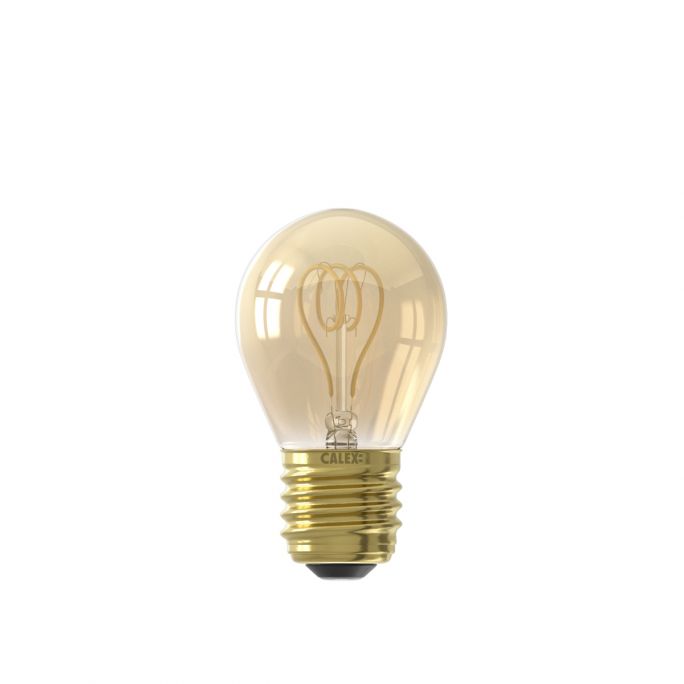 Calex LED Flex Filament Ball lamp P45 Gold