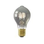 Calex LED Full Glass Flex Filament GLS-lamp 240V 4W 100lm E27 A60DR, Titanium 2100K Dimmable, energy label B