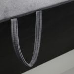 Boxspring Stora in stof Velvet Antraciet incl. opbergbox