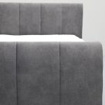 Boxspring Stora in stof Velvet Antraciet incl. opbergbox