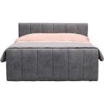 Boxspring Stora in stof Velvet Antraciet incl. opbergbox