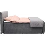 Boxspring Stora in stof Velvet Antraciet incl. opbergbox