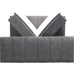 Boxspring Stora in stof Velvet Antraciet incl. opbergbox