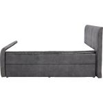 Boxspring Stora in stof Velvet Antraciet incl. opbergbox