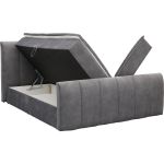 Boxspring Stora in stof Velvet Antraciet incl. opbergbox