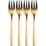 Taartvorkjes Comida set van 4 goud