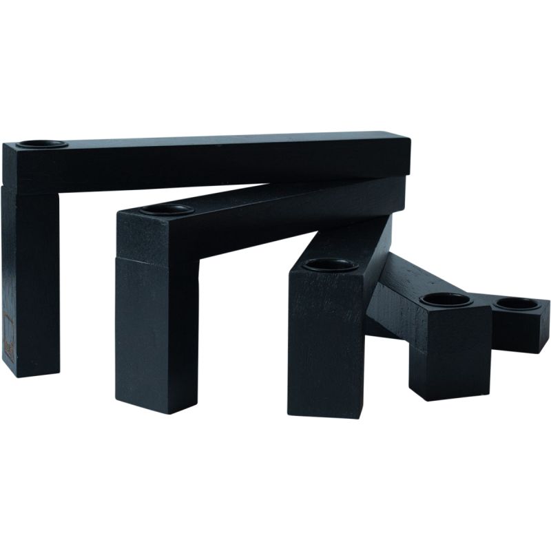 Leeff Candle Holder Coen Black