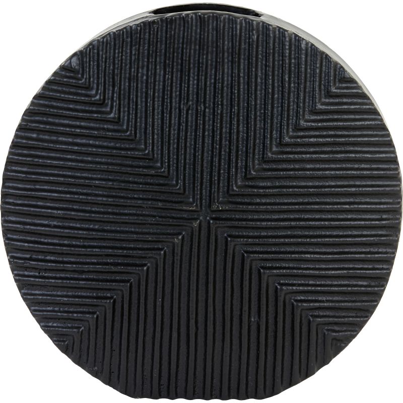 Vaas Matancita 27cm hoog mat zwart
