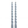 Dinerkaars Twirl blauw set van 2