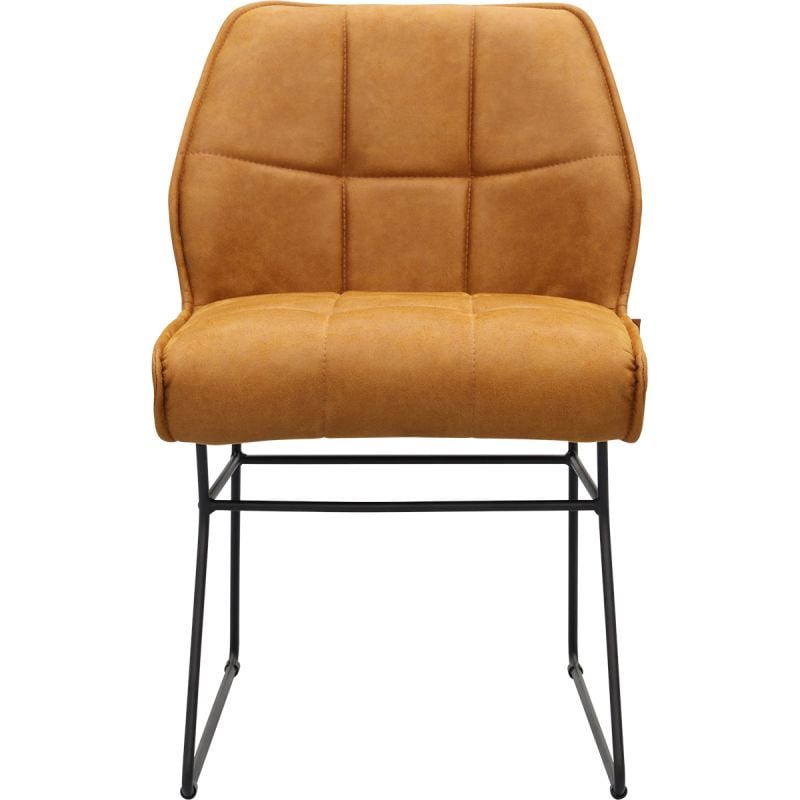 Eetkamerstoel Brozas met frame C - Bull Cognac