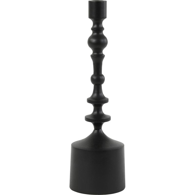 Kandelaar Sheva 34cm hoog mat zwart afbeelding