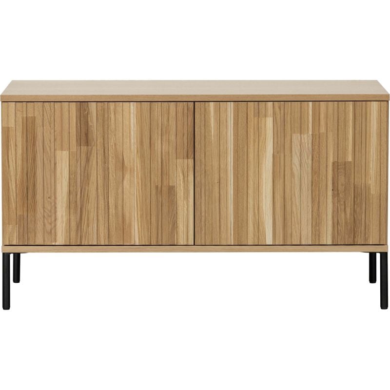 Tv-meubel Gravure New 100 cm Eiken Blanke lak afbeelding