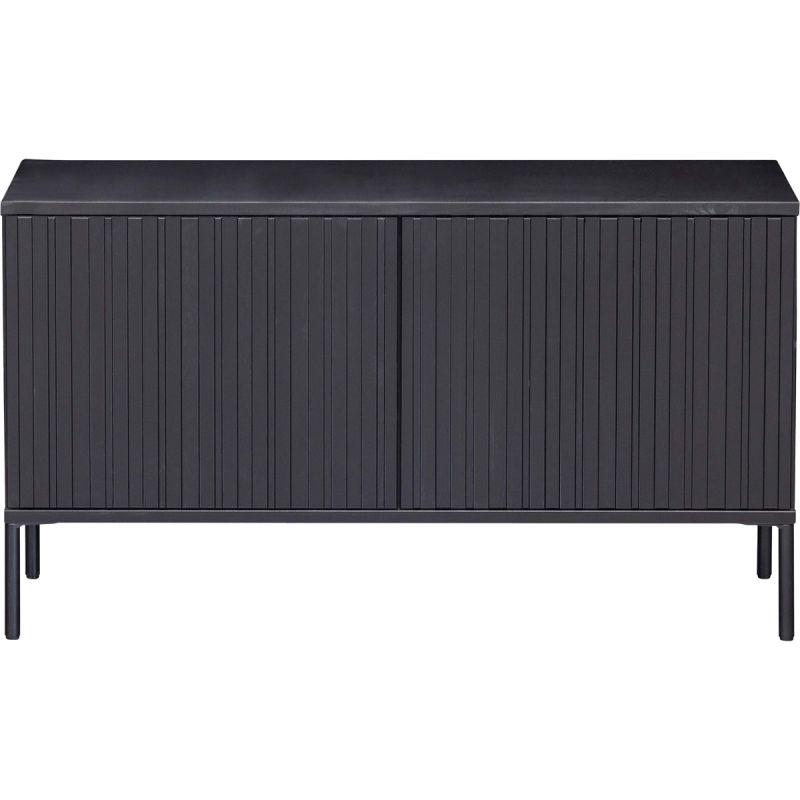 Tv-meubel Gravure New 100 cm Grenen Zwart afbeelding