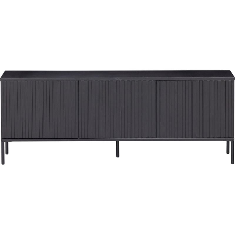 Tv-meubel Gravure New 150 cm Grenen Zwart afbeelding