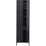 Hoge kast Gravure New Grenen Zwart