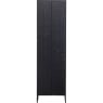 Hoge kast Gravure New Grenen Zwart