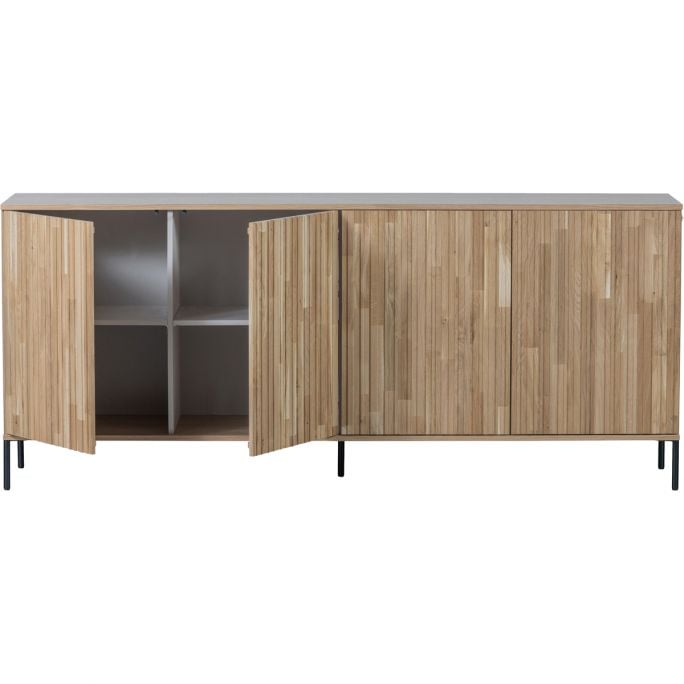 Dressoir Gravure New Eiken Blanke lak