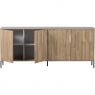 Dressoir Gravure New Eiken Blanke lak