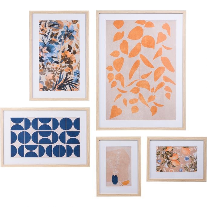 Bloom set van 5 prints Coco Maison