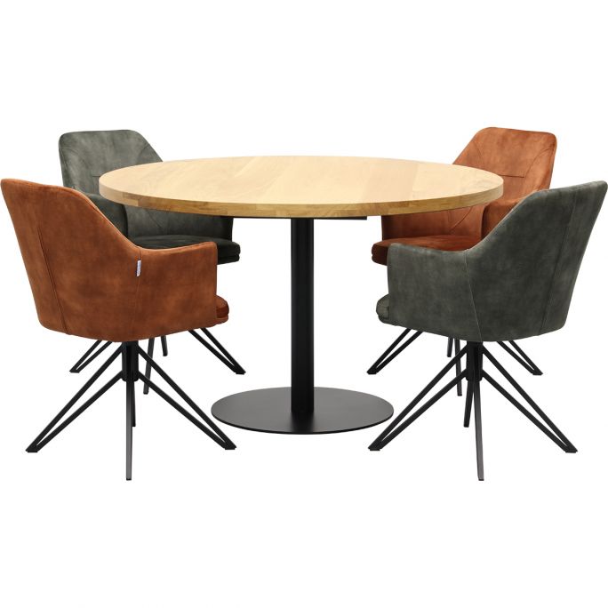 Eettafel Zeno rond Ø130cm