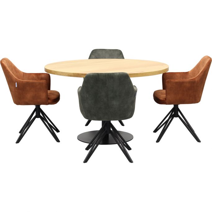 Eettafel Zeno rond Ø130cm