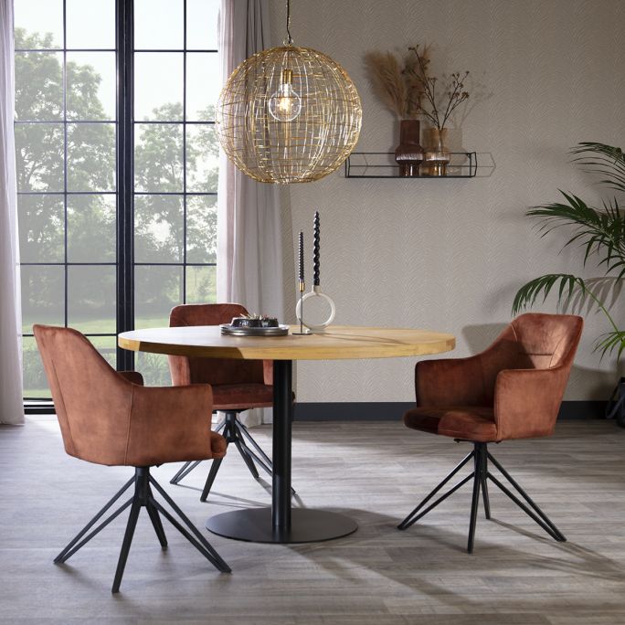 Eettafel Zeno rond Ø130cm