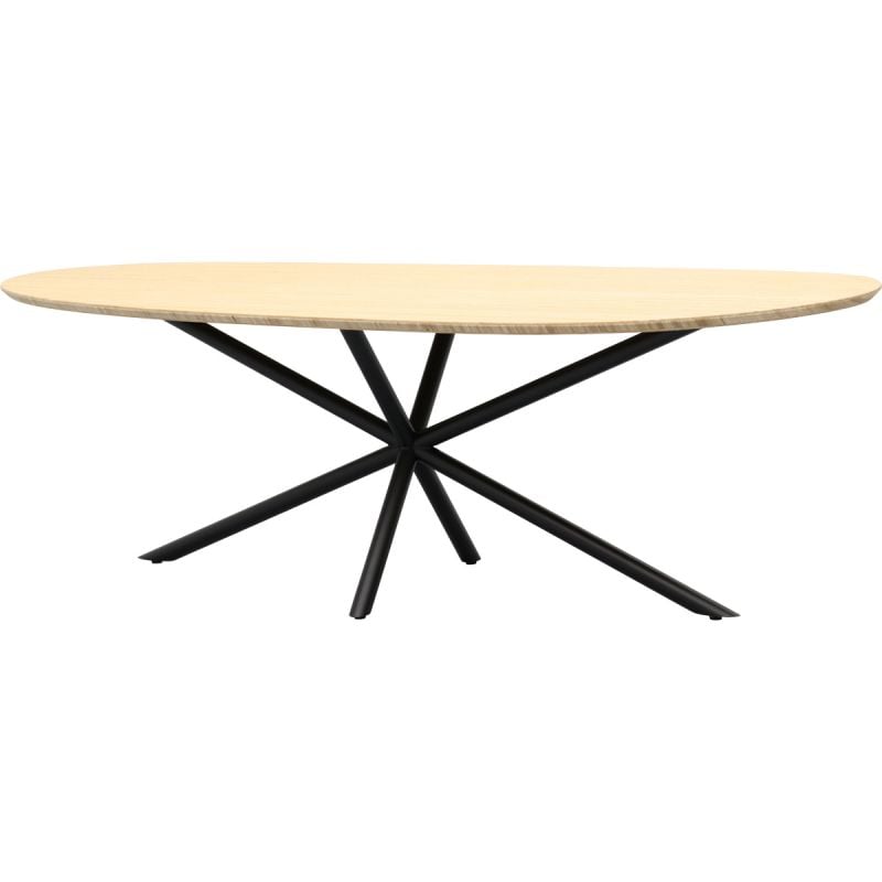Eettafel Bambu organisch