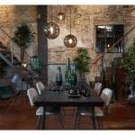Tafellamp Suzy mat zwart+smoke glas