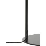 Vloerlamp Suzy mat zwart+smoke glas