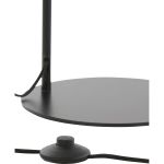 Vloerlamp Suzy mat zwart+smoke glas