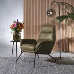 Vloerlamp Suzy mat zwart+smoke glas
