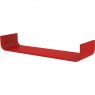 Wandplank Flores rood