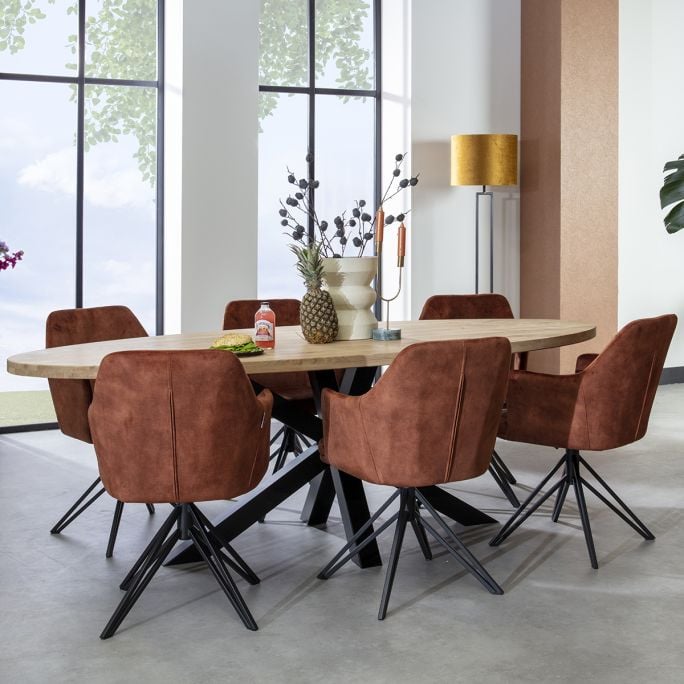 Eettafel Zeno ovaal