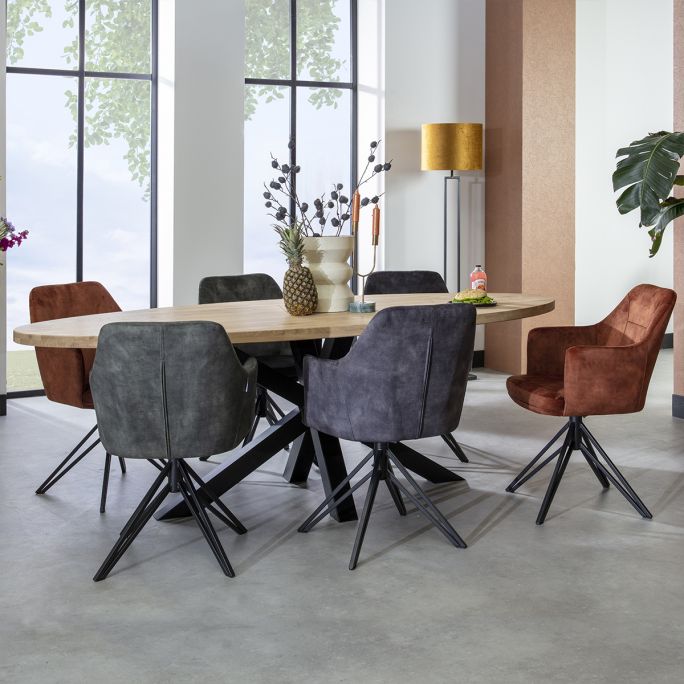 Eettafel Zeno ovaal