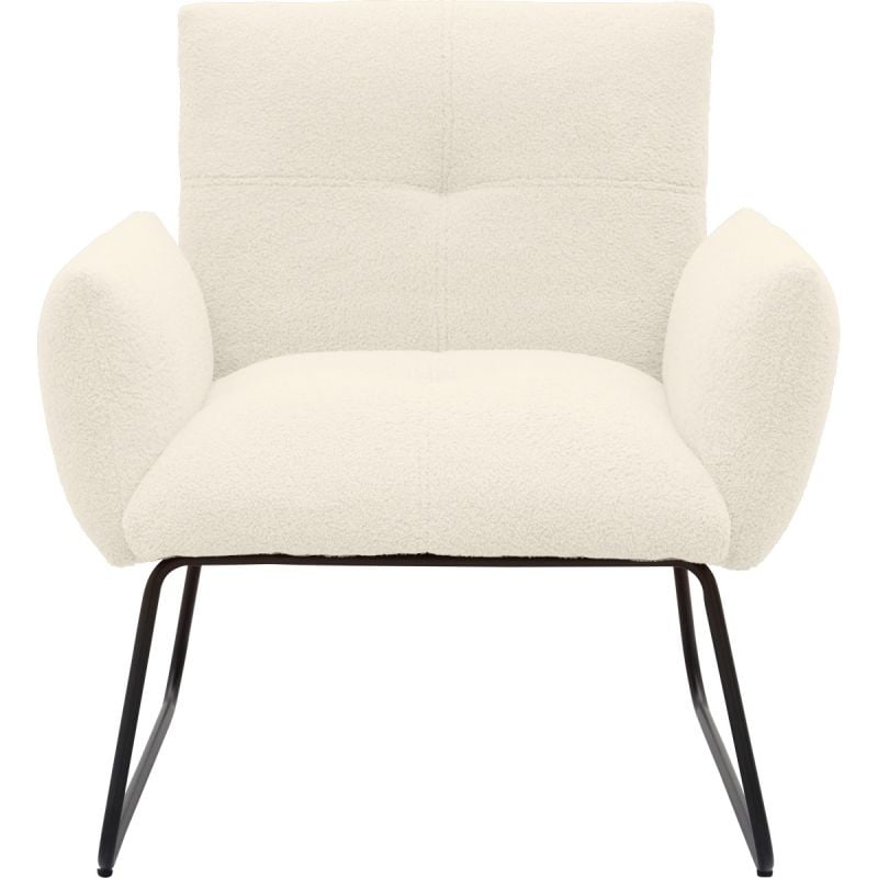 Fauteuil Dozza Teddy wit afbeelding