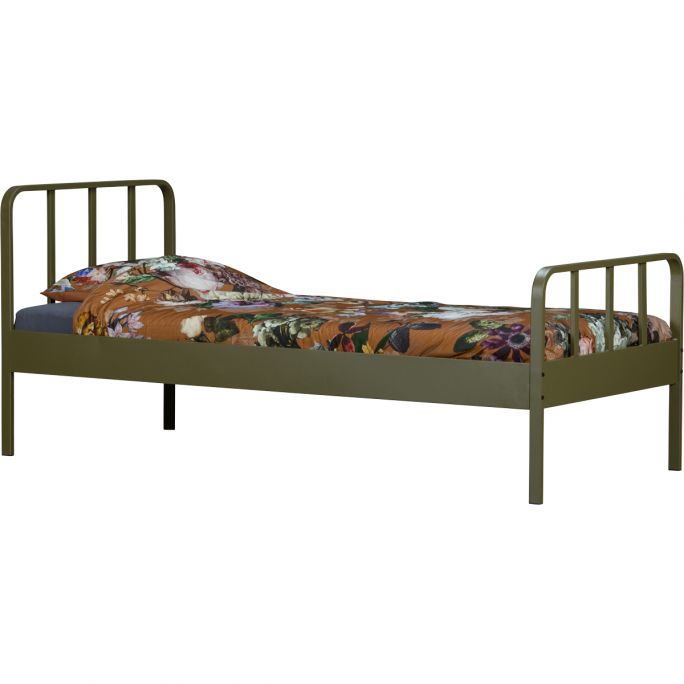 Mees bed metaal army 90x200 cm