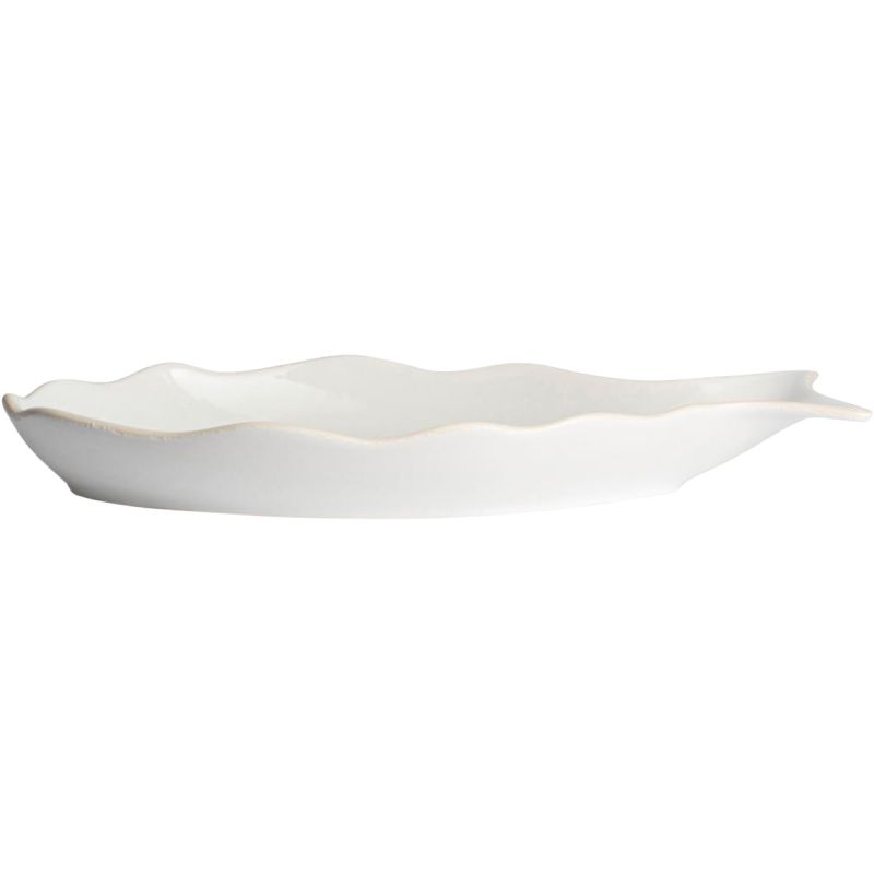 Schaaltje Vis 30X15X3,5 cm Wit