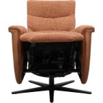 Relaxfauteuil Faith met 3 vlaks rug