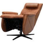 Relaxfauteuil Faith met 3 vlaks rug