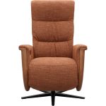 Relaxfauteuil Faith met 3 vlaks rug