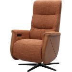 Relaxfauteuil Faith met 3 vlaks rug