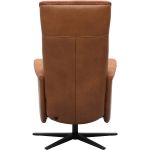Relaxfauteuil Faith met 3 vlaks rug