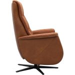 Relaxfauteuil Faith met 3 vlaks rug